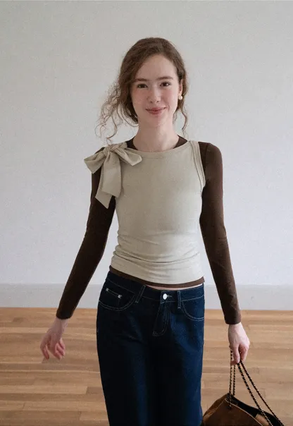 Basic Long Sleeve Crop Top