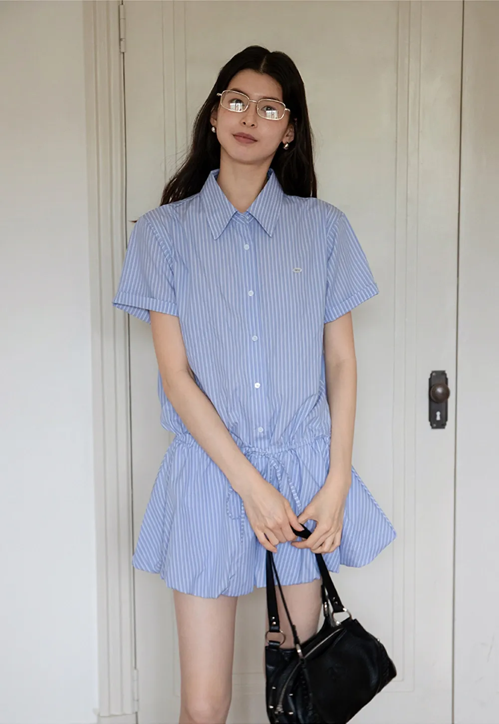 Women’s Striped Shirt Dress
