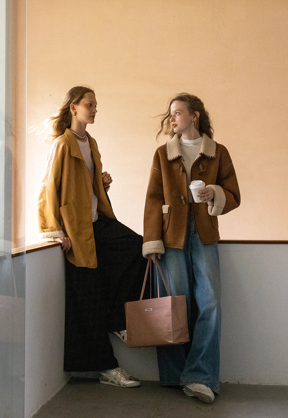 Women's Faux Suede Toggle Jacket – EGGKA