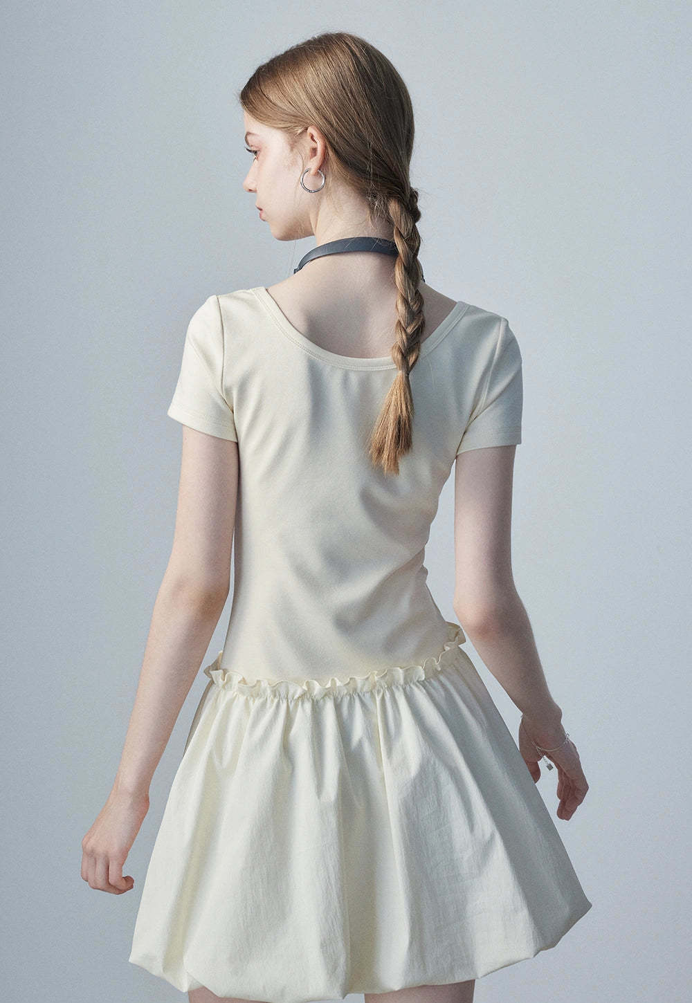Women's Square Neck Casual Dress
