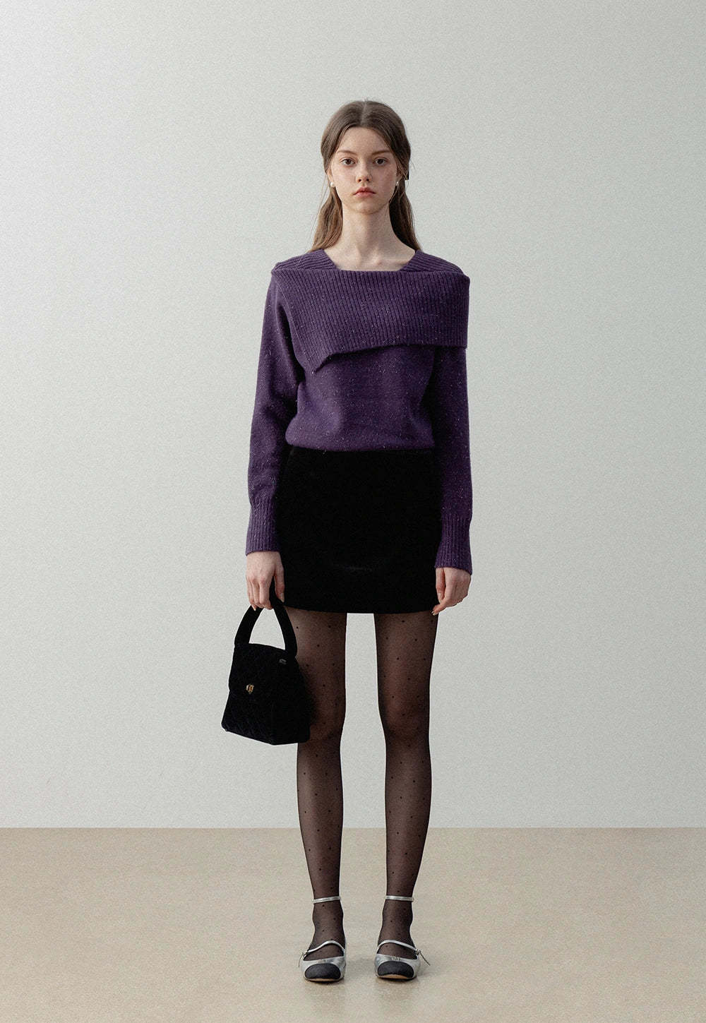 Women's Asymmetrical Knit Sweater