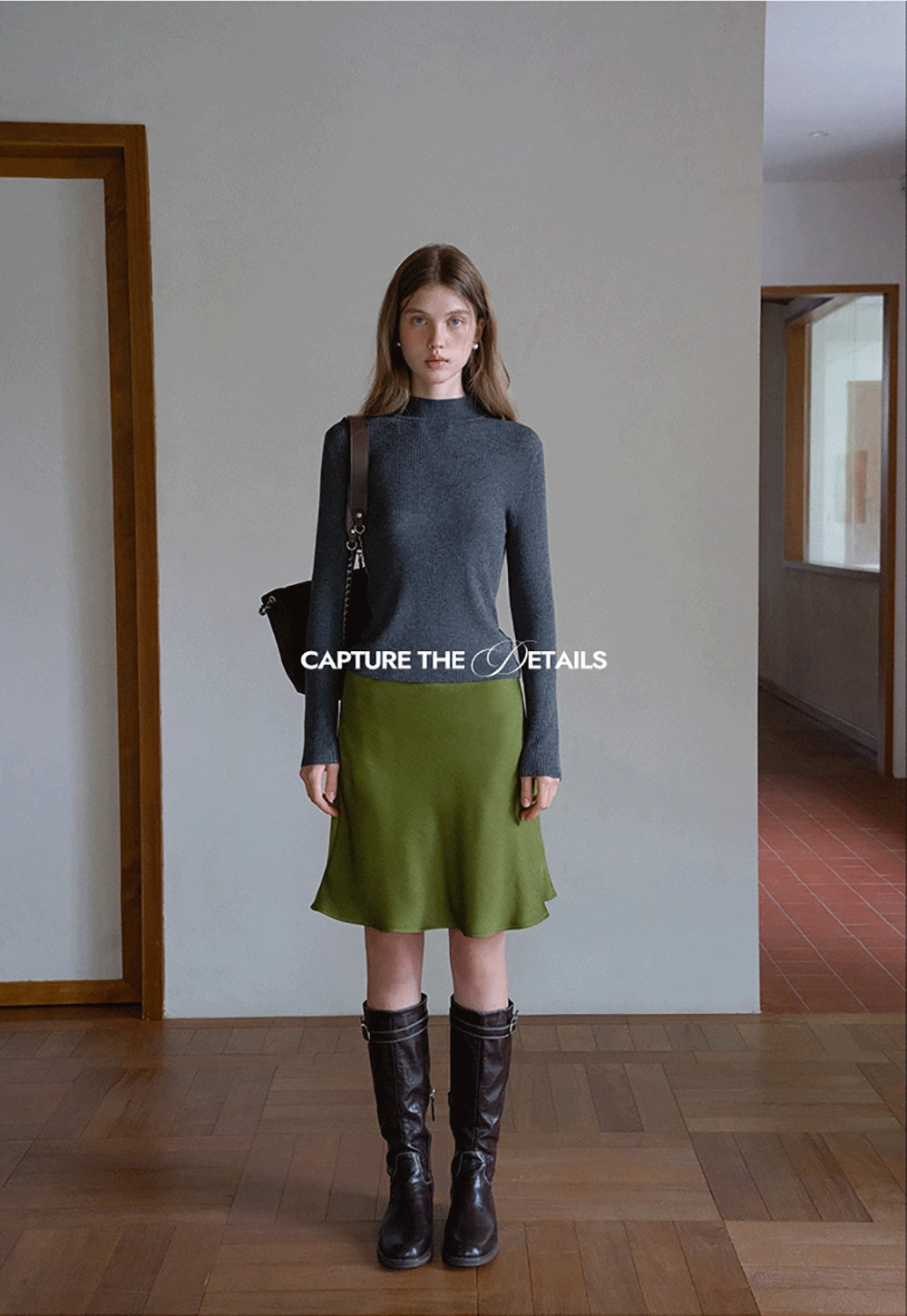 Women’s Ribbed Knit Turtleneck Sweater Top