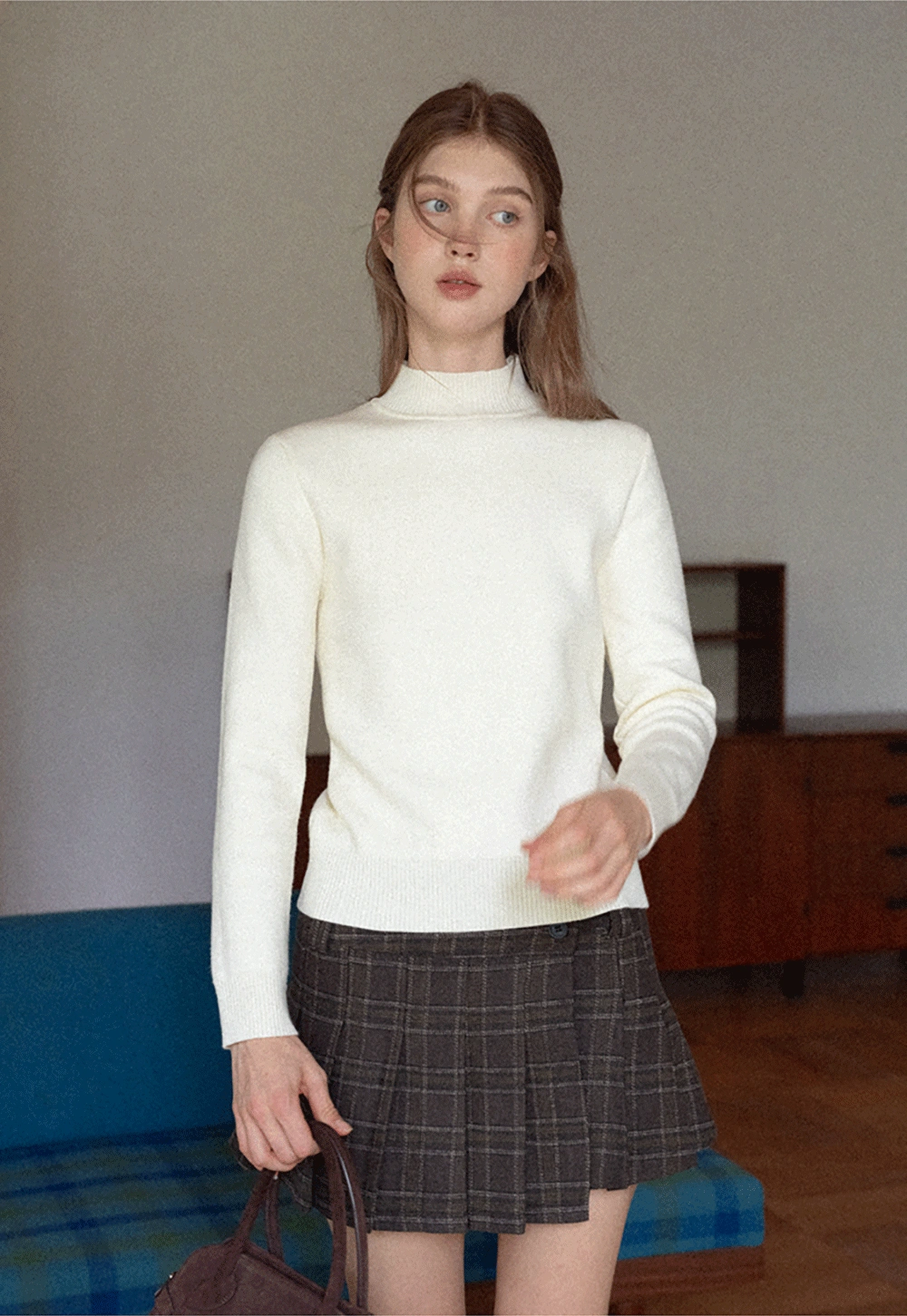 Women’s Soft Fleece-Lined Turtleneck Sweater