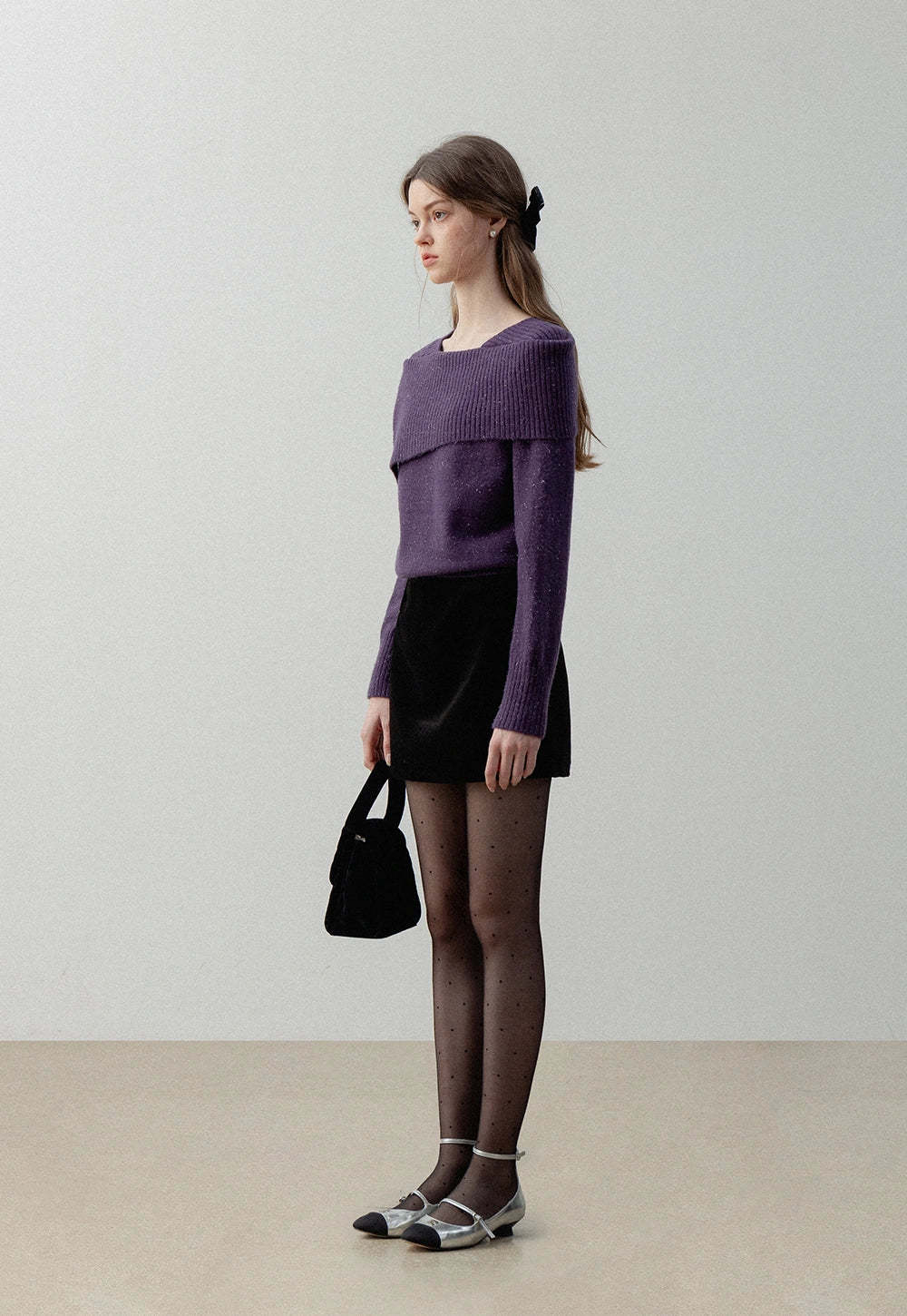 Women's Asymmetrical Knit Sweater