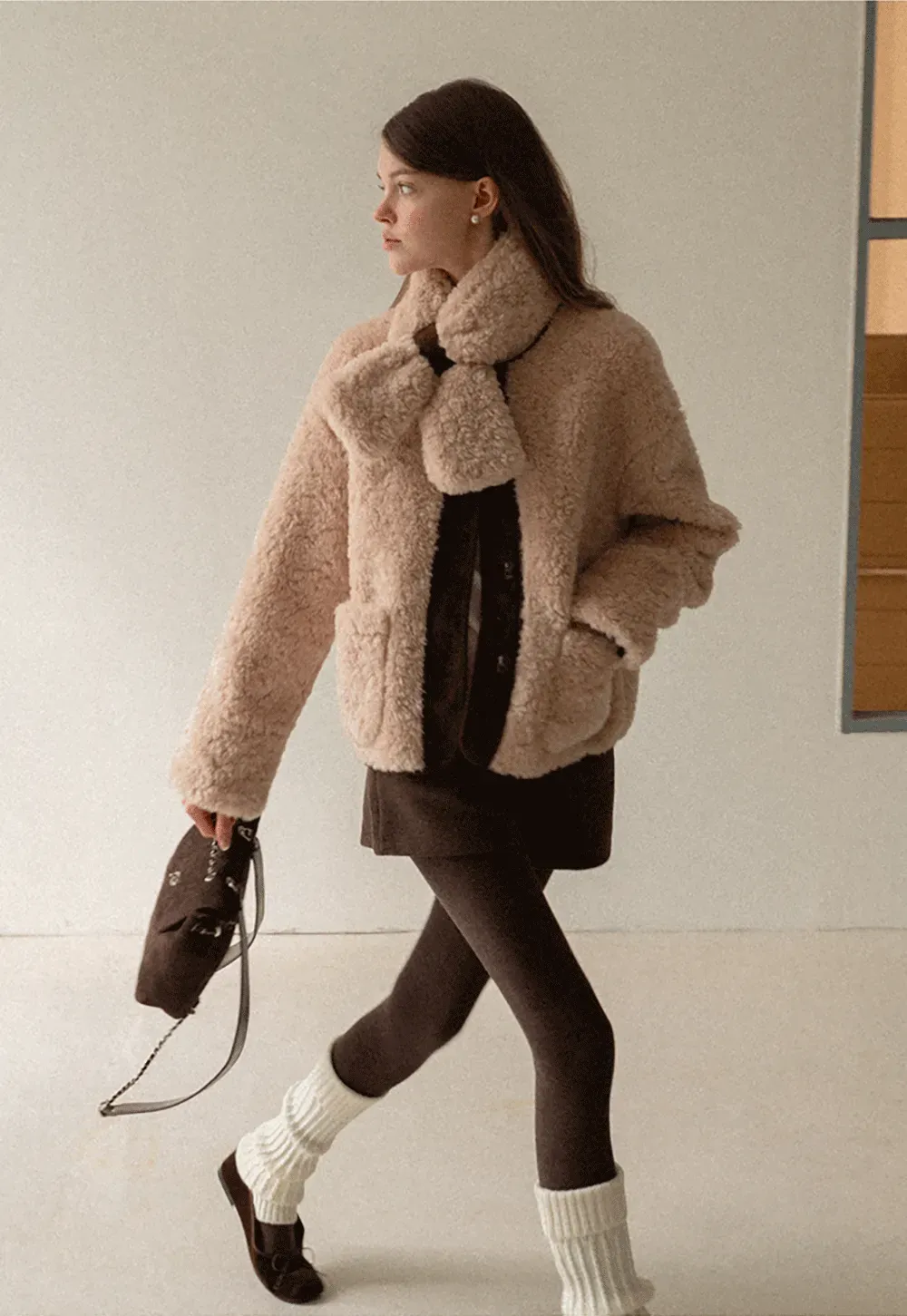 Soft Knit High-Waist Lounge Pants