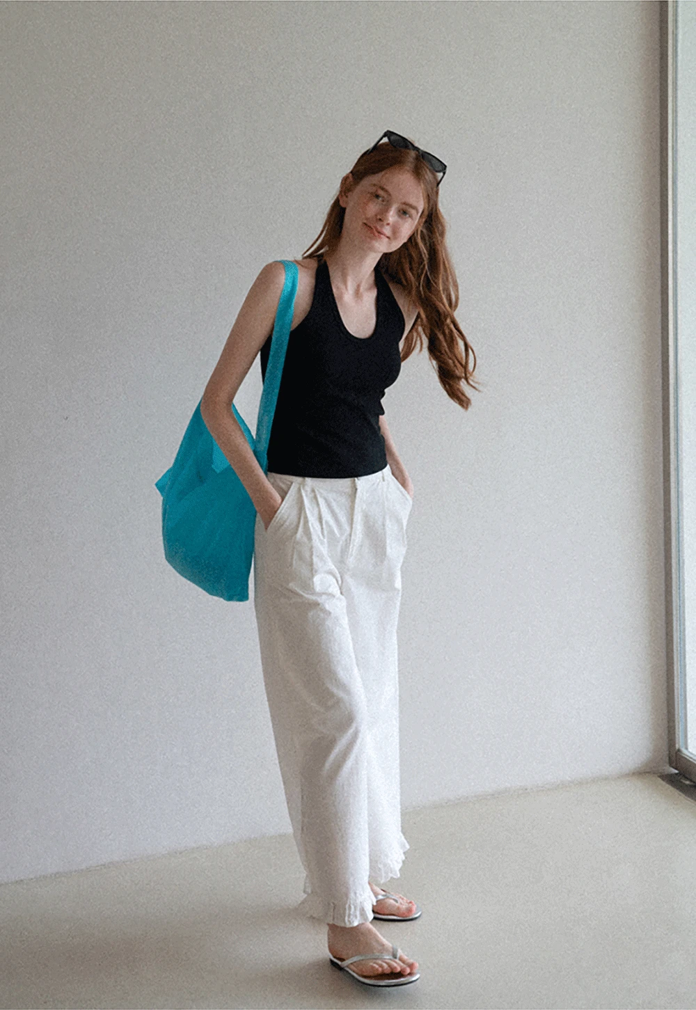 Slim Fit Racerback Tank Top
