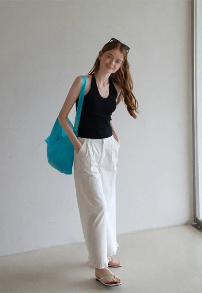Slim Fit Racerback Tank Top