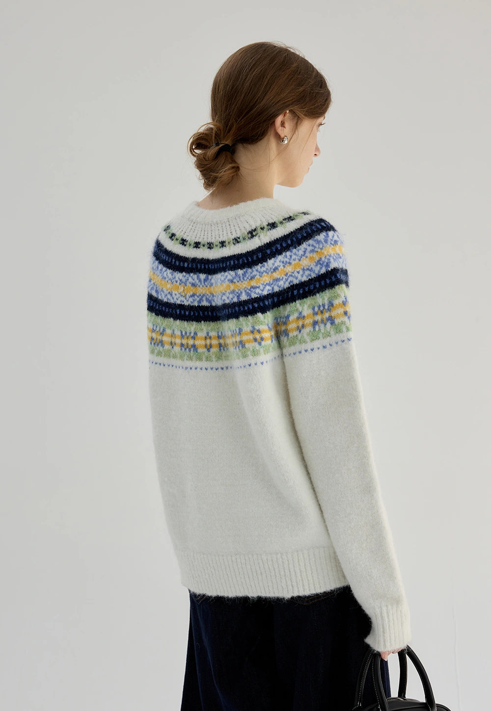 Women's Fair Isle Crew Neck Sweater