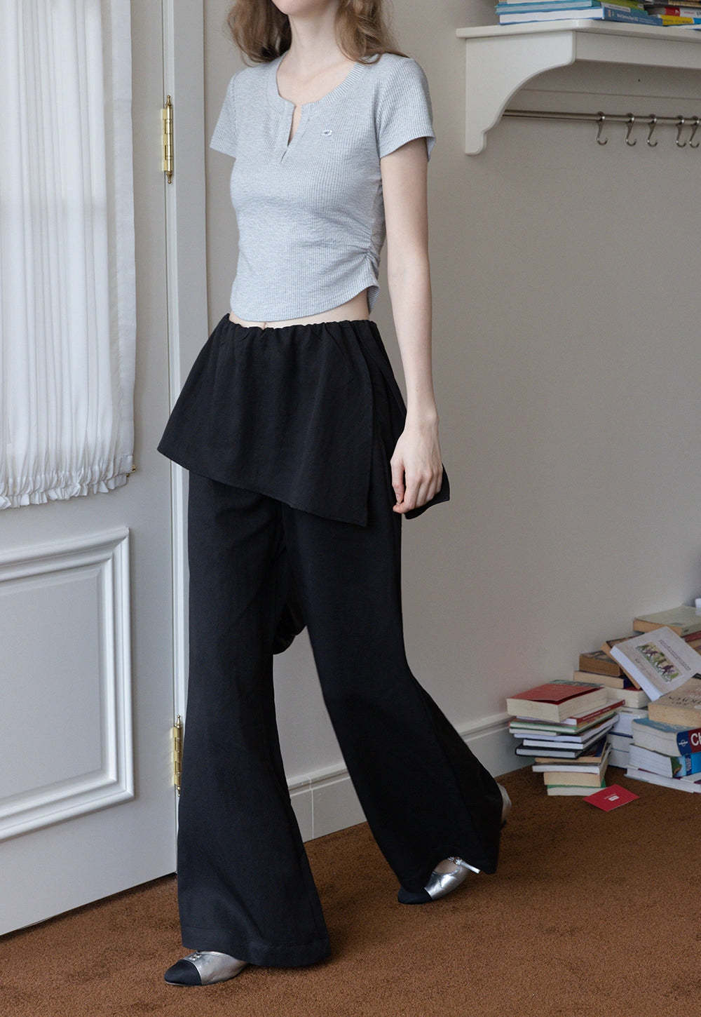 Women's Layered Flare Pants