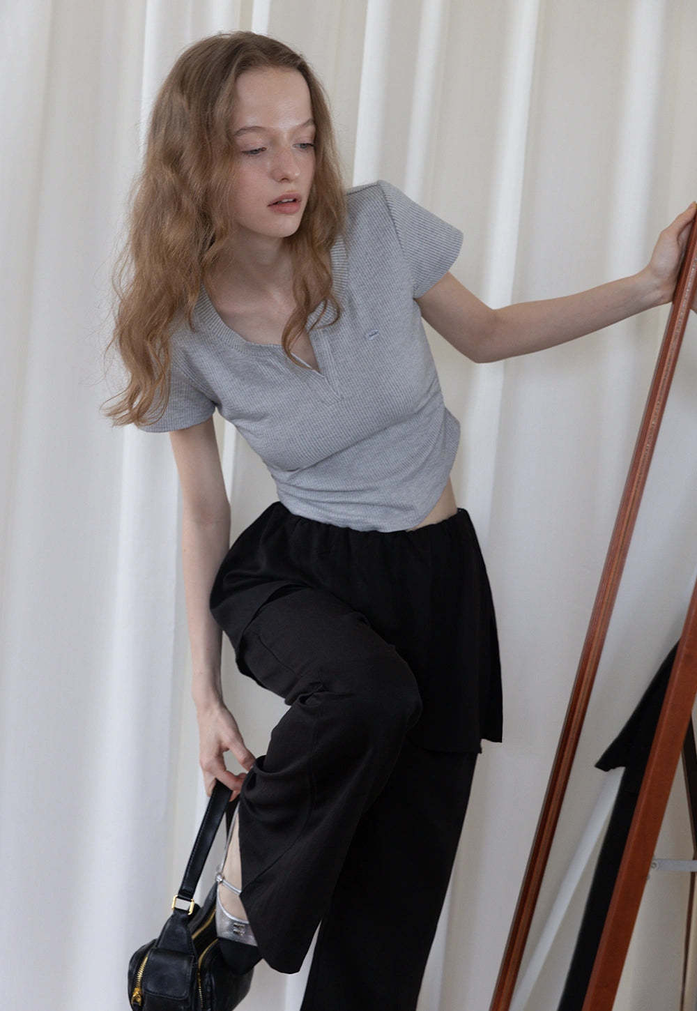 Women's Layered Flare Pants