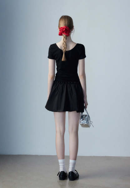 Women's Square Neck Casual Dress