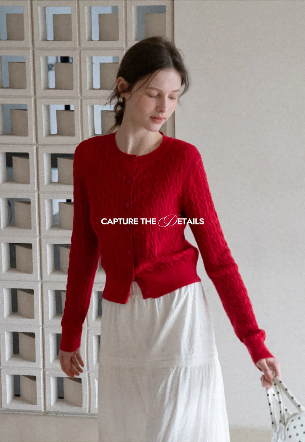 Cable Knit Long Sleeve Sweater Top