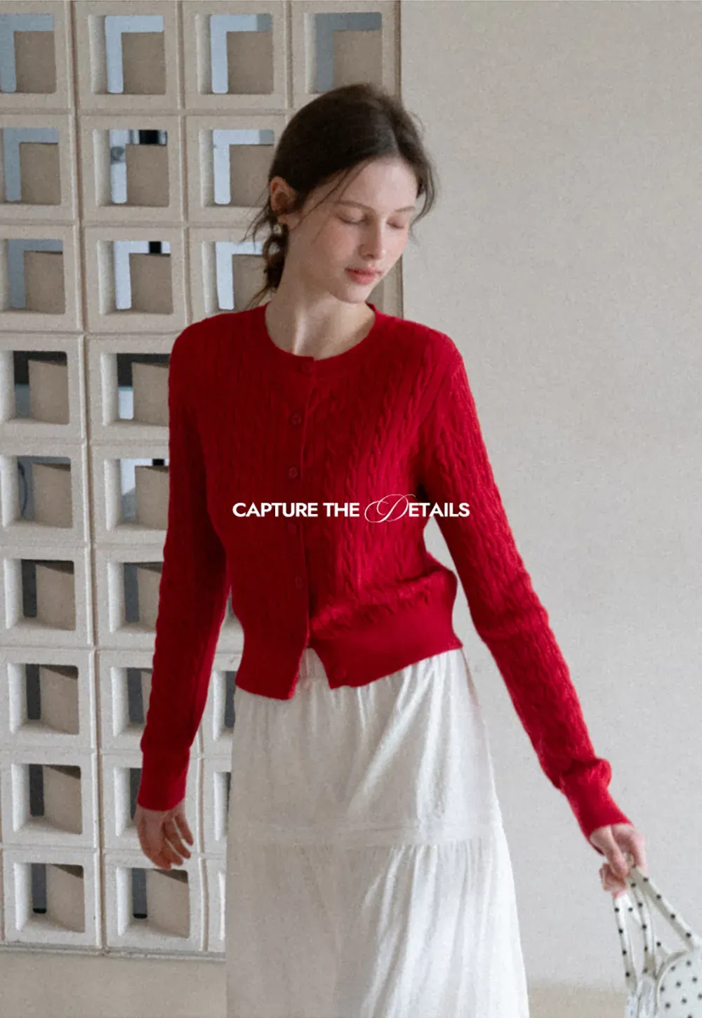 Cable Knit Long Sleeve Sweater Top