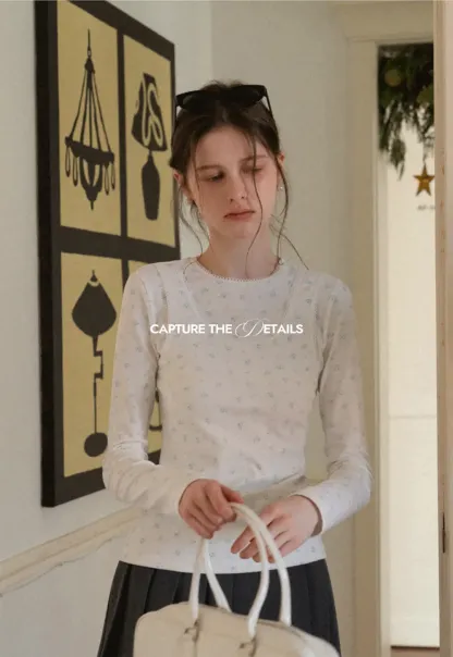 Floral Print Long Sleeve T-Shirt