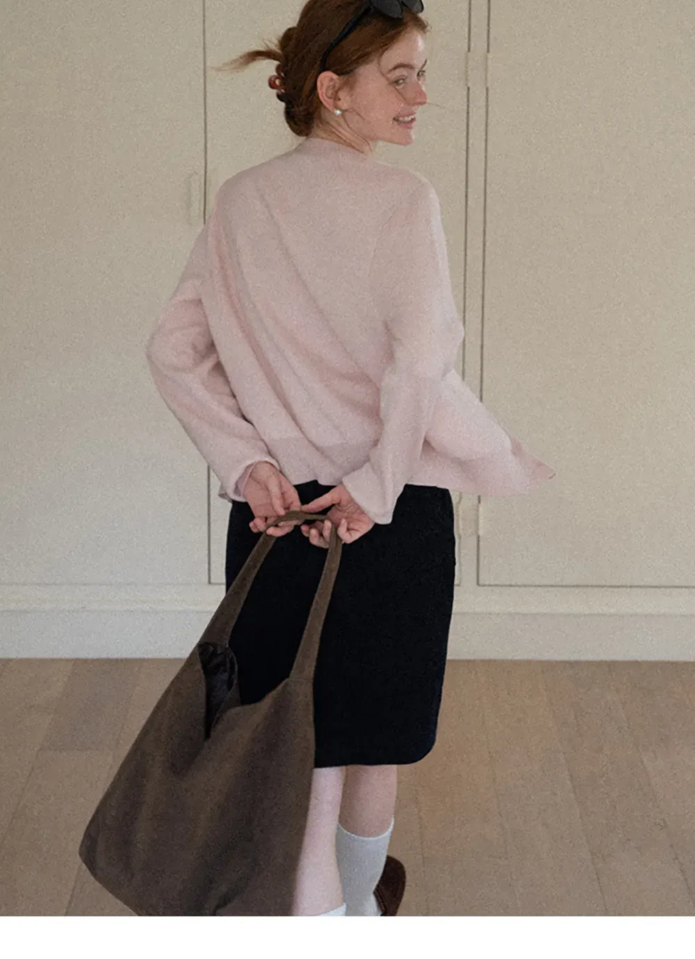 Corduroy Mini Skirt A-Line Design Women's Fashionable Bottoms