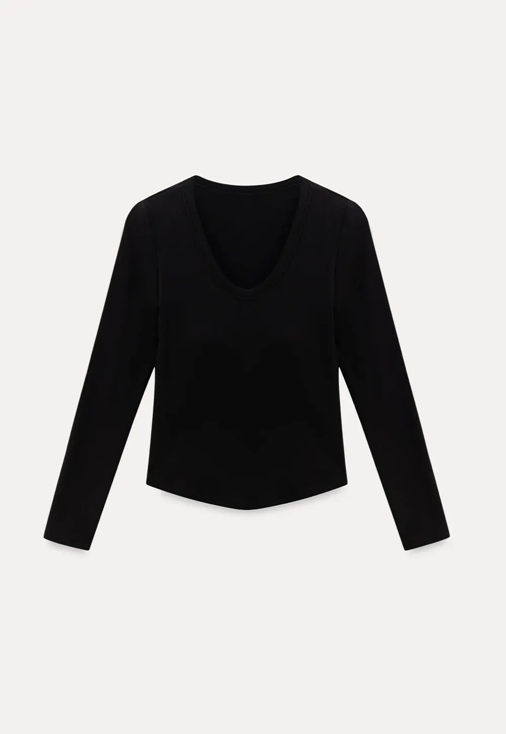 Elegant Basic Long Sleeve Top for Women