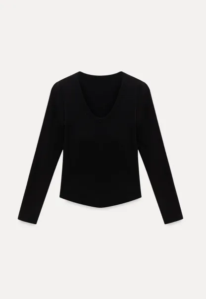 Elegant Basic Long Sleeve Top for Women