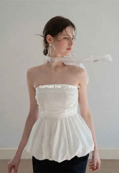 Smocked Waist Checkered Tank Top