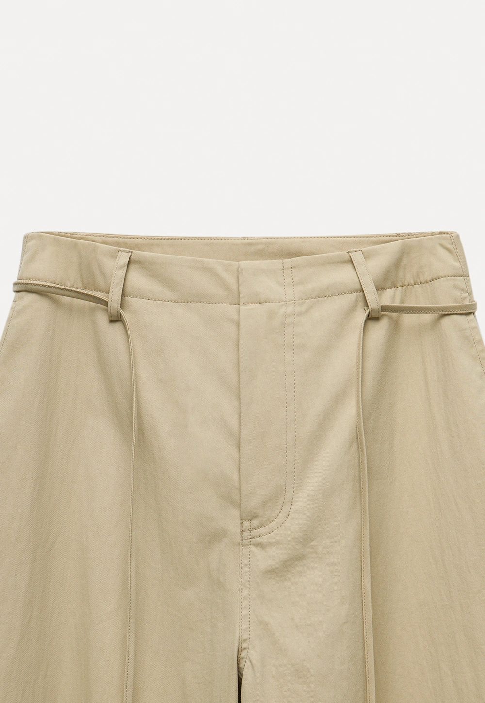 Women's High Waist Wide Leg Pants with Drawstring