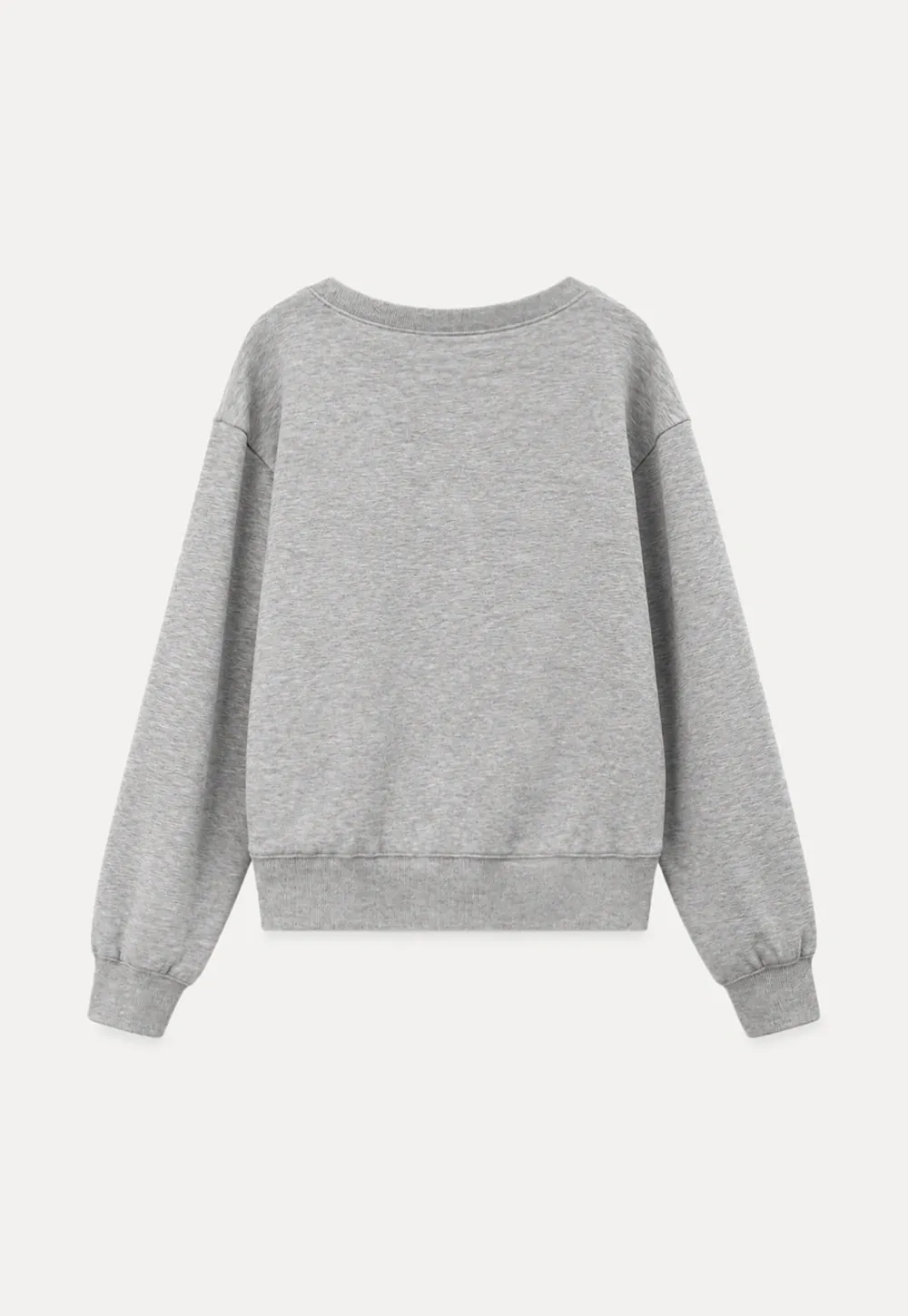 Off Shoulder Sweatshirt with Heart Graphic Print