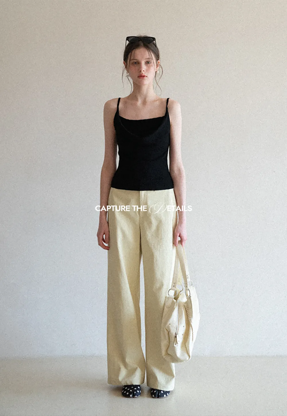 Wide Leg Casual Pants with Front Pockets