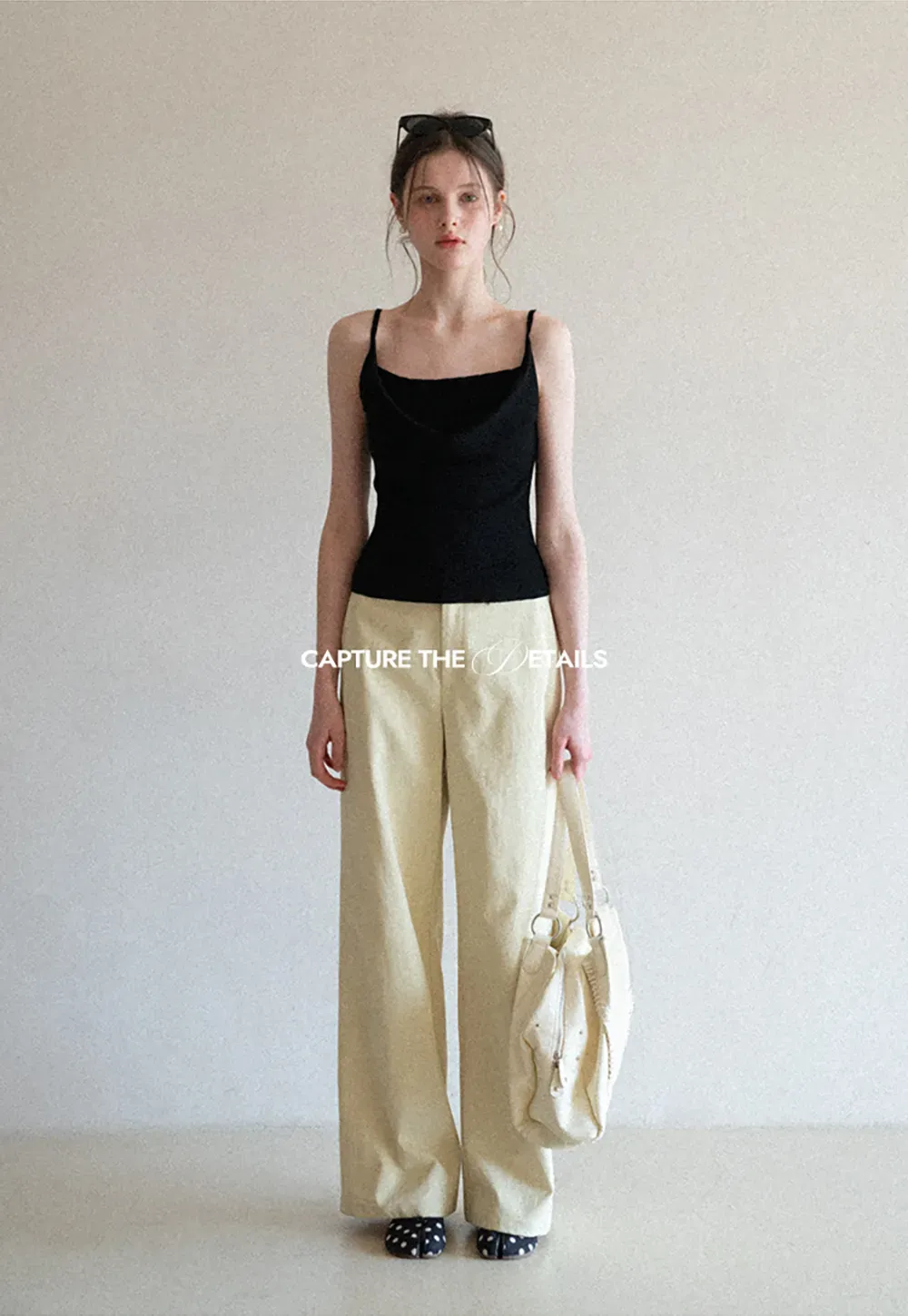 Wide Leg Casual Pants with Front Pockets