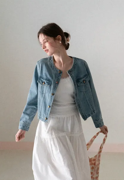 Tiered A-line Midi Skirt with Pleated Detail