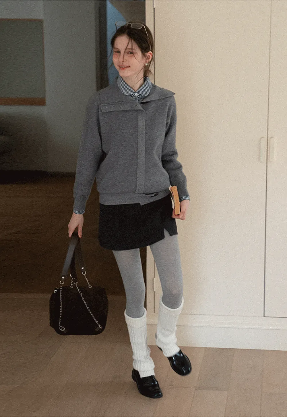 Turtleneck Knit Sweater for Women