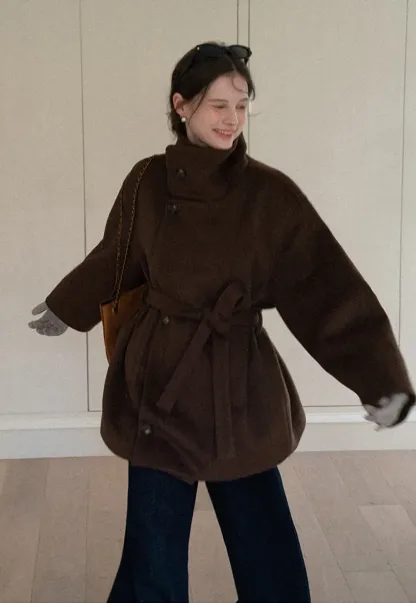 Dark Denim Wide-Leg Pants