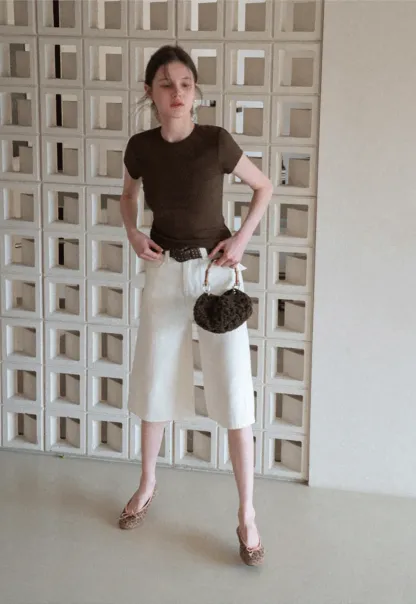 Slim Fit Short Sleeve Crew Neck T Shirt