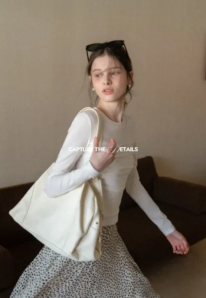 Ruched Long Sleeve T-Shirt with Gathered Detail