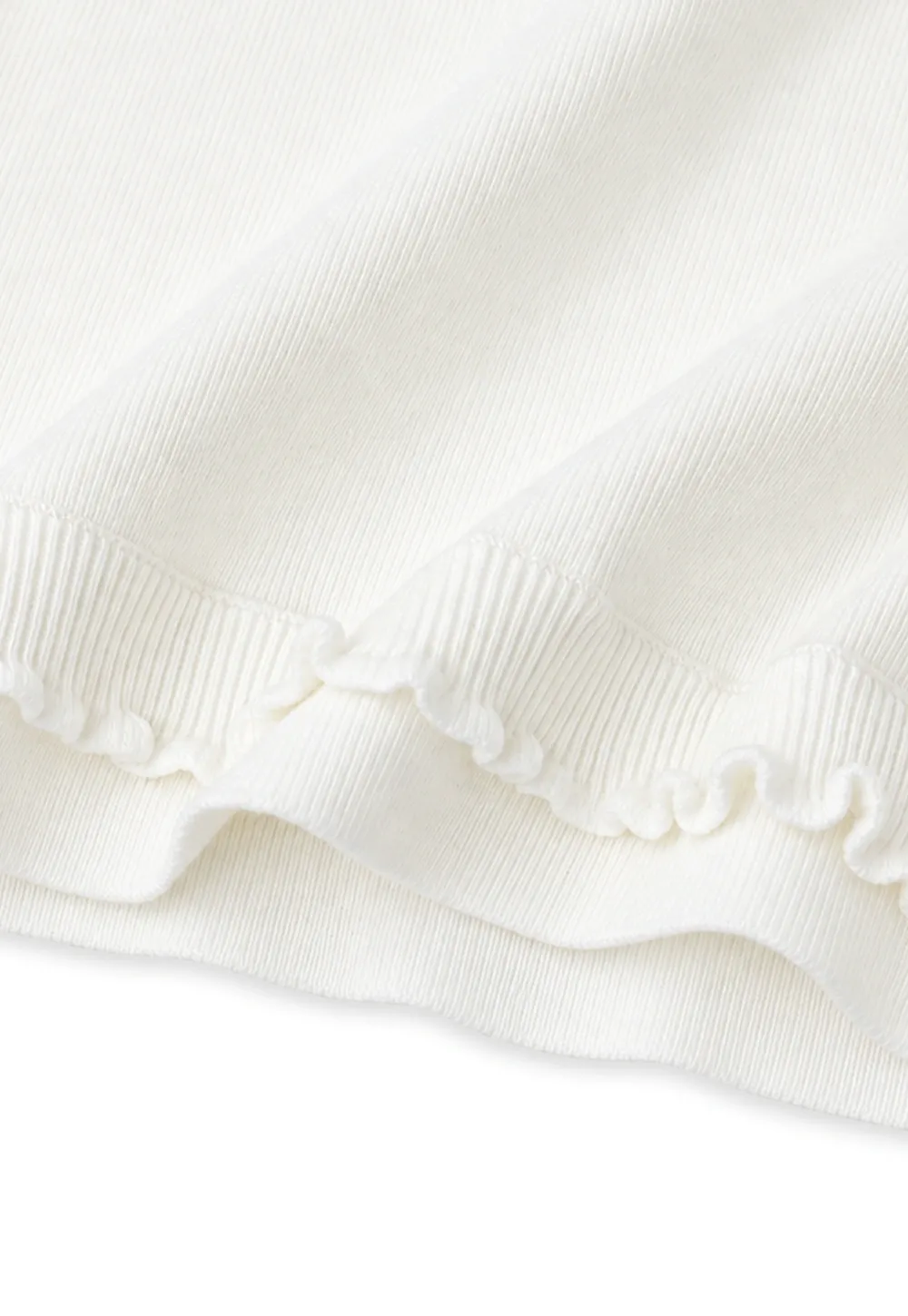 High Neck Ribbed Knit Sweater
