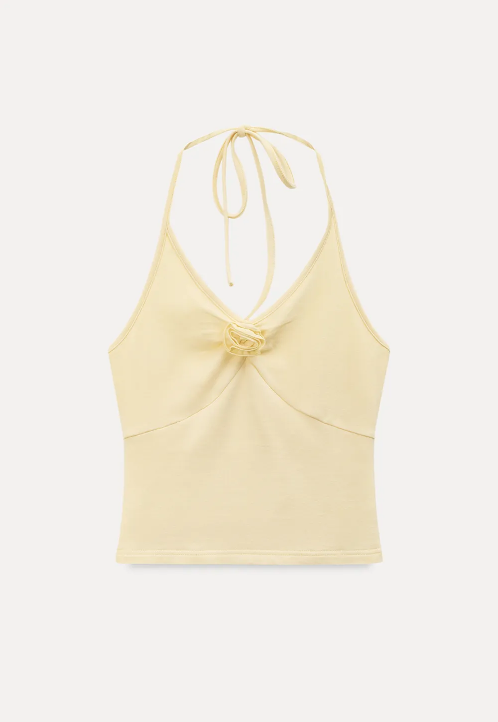 Striped cardigan with buttons and V neck tank top