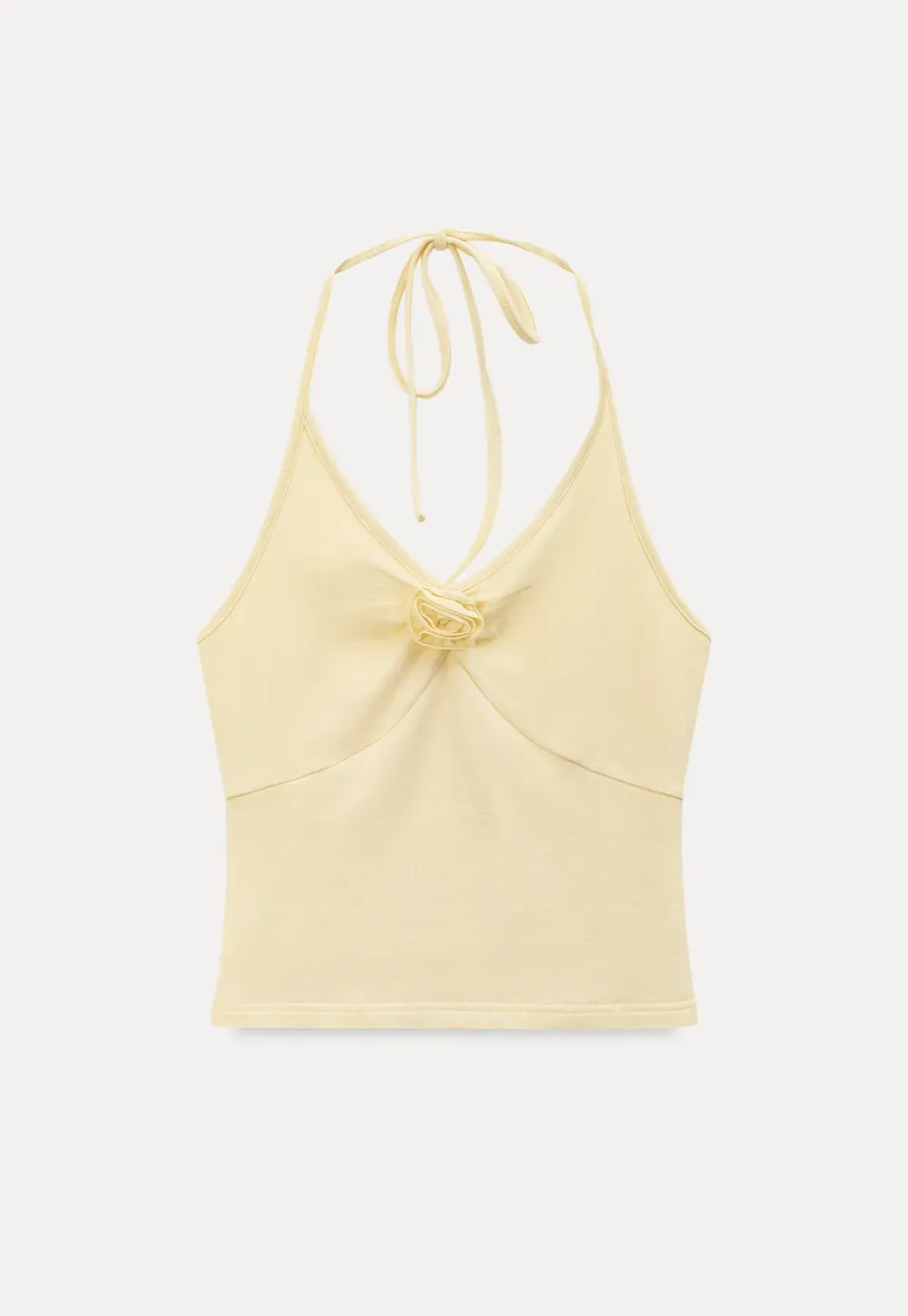 Striped cardigan with buttons and V neck tank top