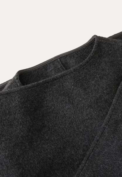 Classic Wool Long Coat for Women 