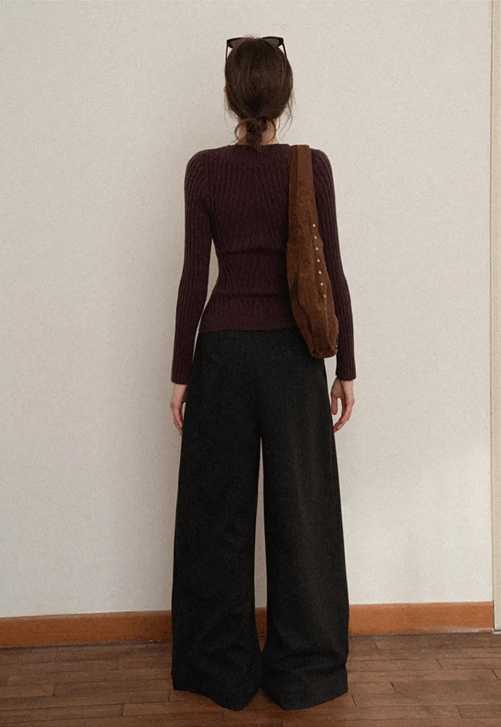 Elegant Wide Leg Trousers High Waist Design for Women