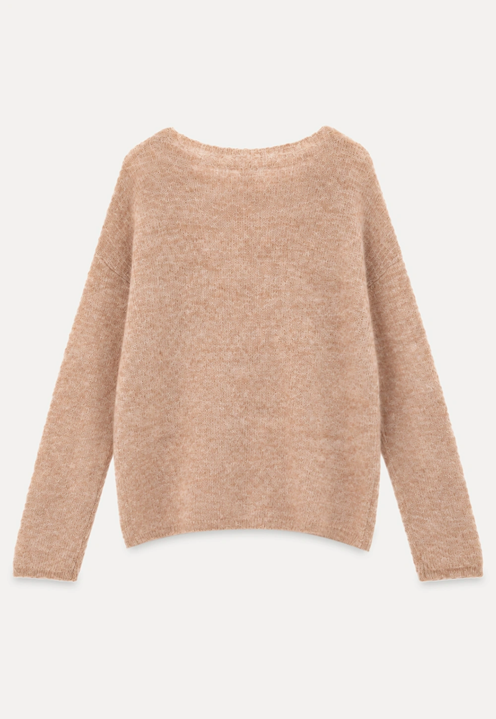 Sequined Sheer Knit Sweater