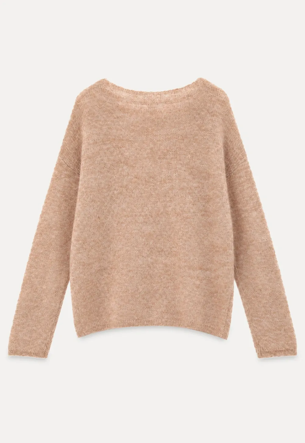 Sequined Sheer Knit Sweater