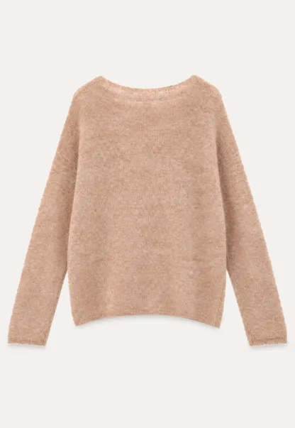 Sequined Sheer Knit Sweater