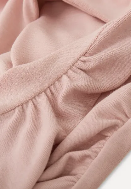 Long sleeve off shoulder top with neck tie detail