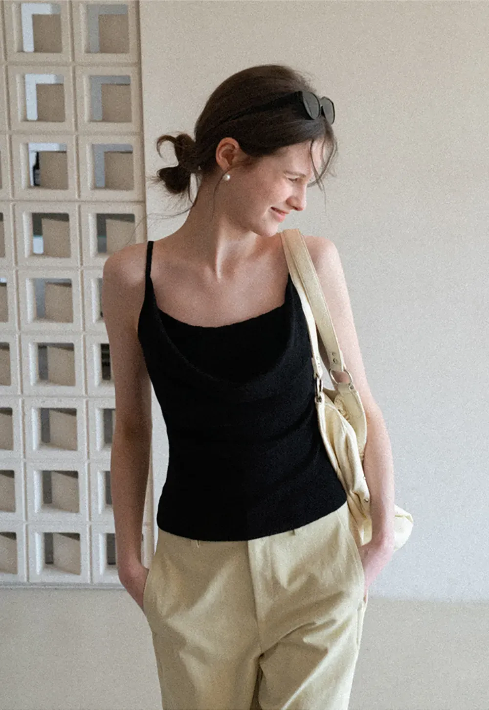 Wide Leg Casual Pants with Front Pockets