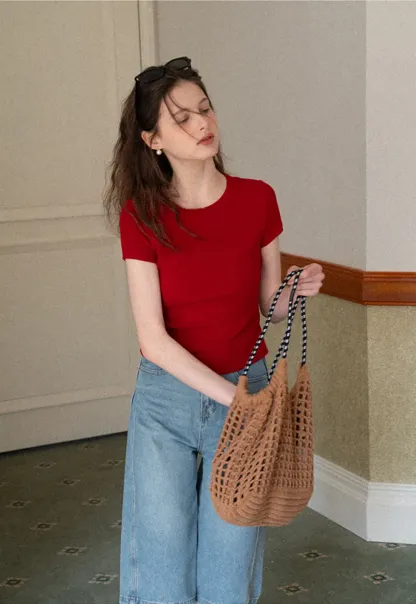 Short Sleeve Crew Neck T Shirt