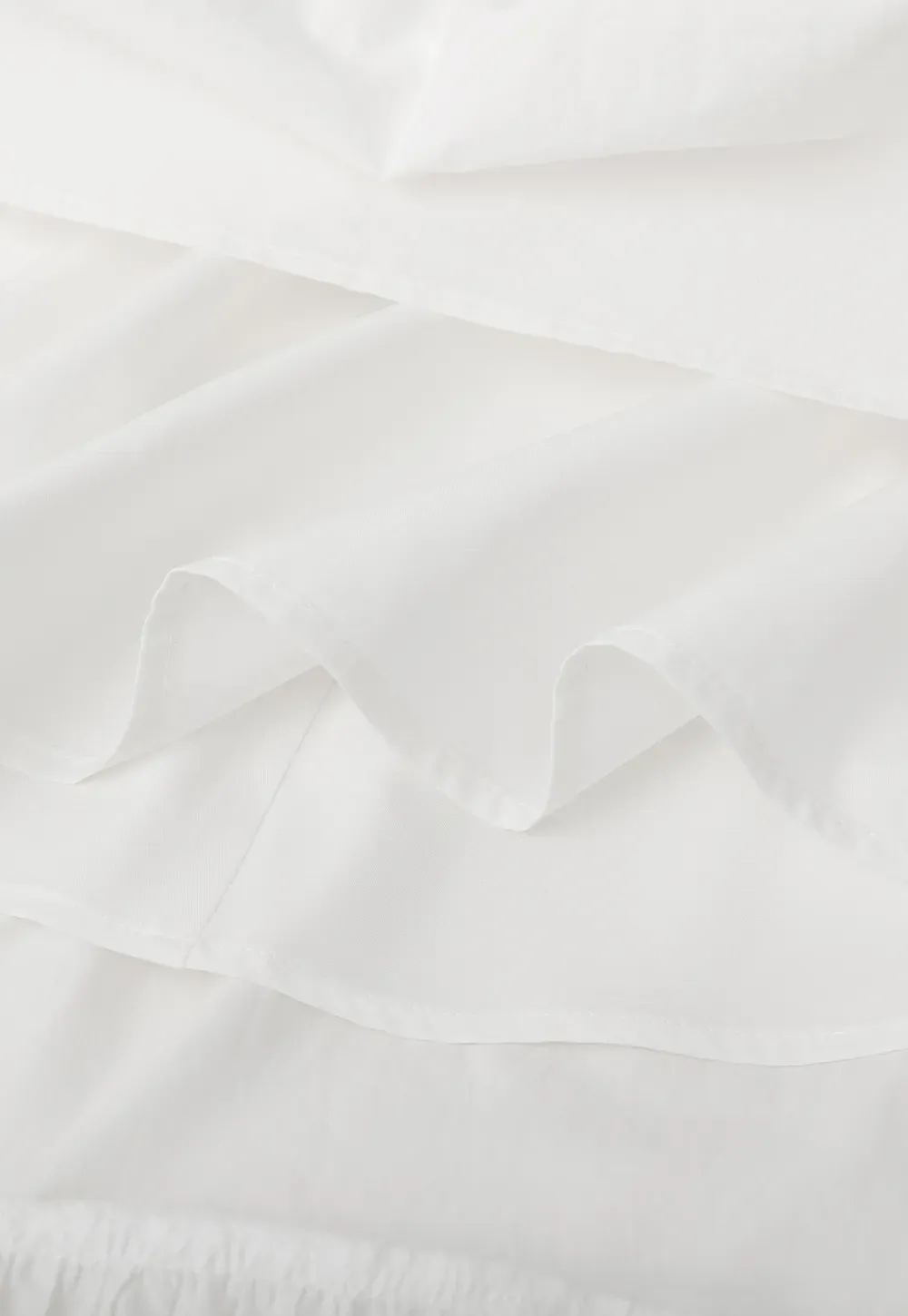 Lace Trimmed Tiered Strap Dress