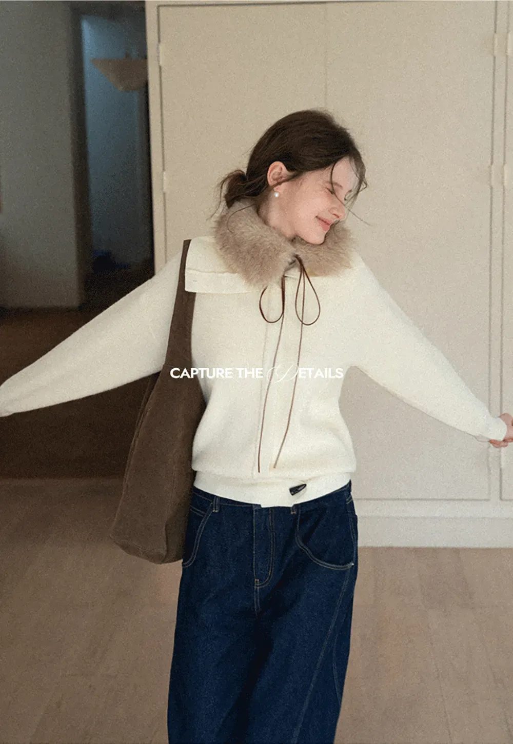 Turtleneck Knit Sweater for Women