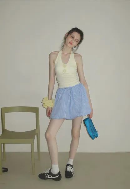 Korean Bubble Mini Skirt