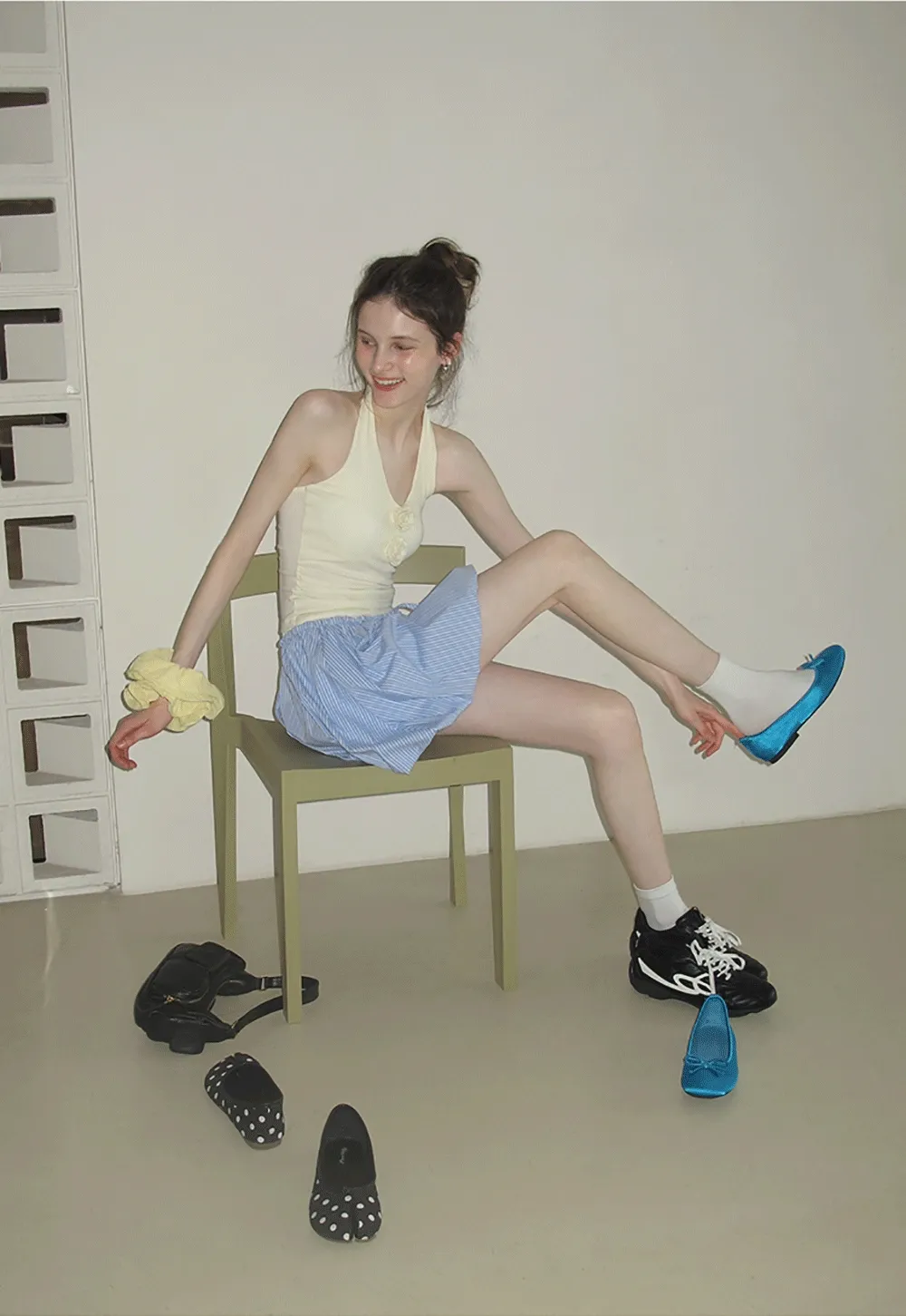 Korean Bubble Mini Skirt