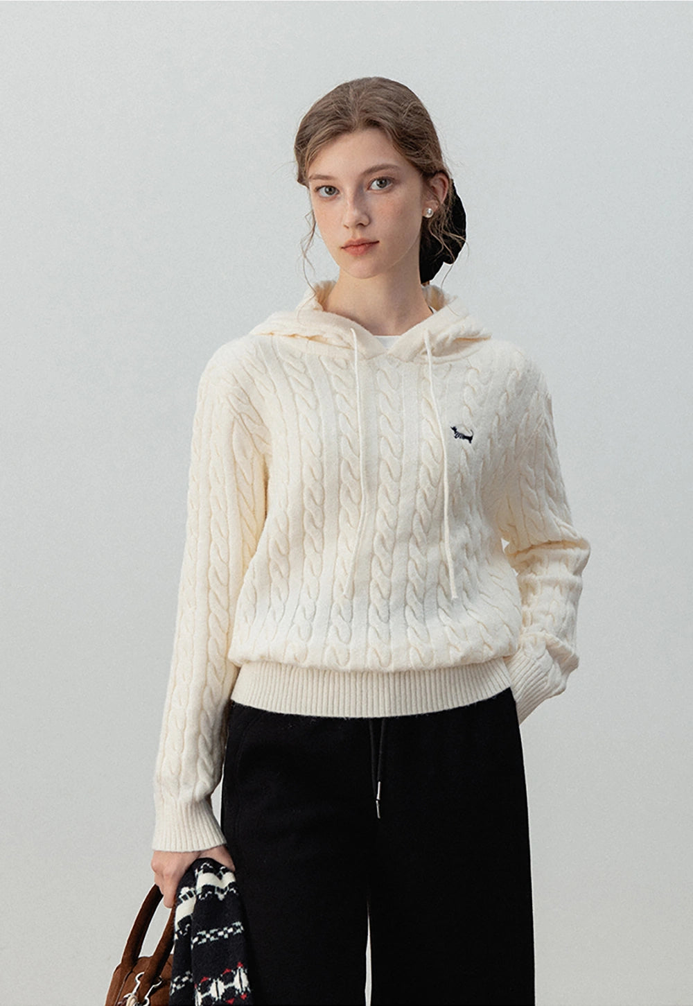 ニット/セーター hella cable knit pullover ハーレーオブスコットランド Harley of scotland ケーブル編み
