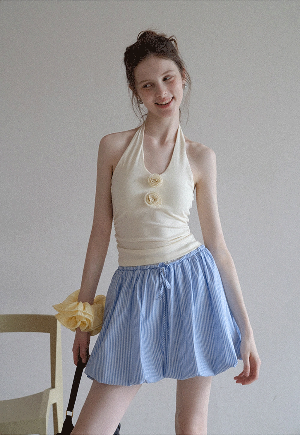 Korean Bubble Mini Skirt
