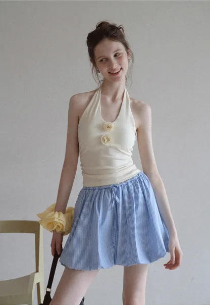 Korean Bubble Mini Skirt