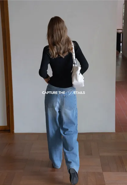 Women’s Ribbed Knit Turtleneck Sweater Top